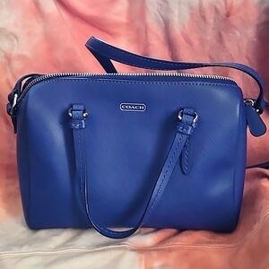 Blue crossbody bag